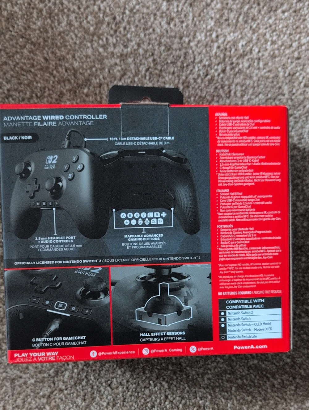 NWT Advantage Wired Controller